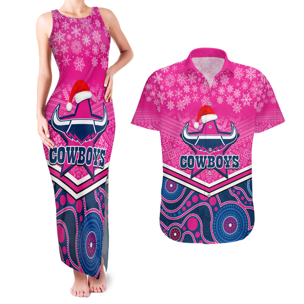 custom-cowboys-rugby-christmas-couples-matching-tank-maxi-dress-and-hawaiian-shirt-merry-xmas-2023-mix-aboriginal-art-pink-version