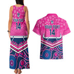 custom-cowboys-rugby-christmas-couples-matching-tank-maxi-dress-and-hawaiian-shirt-merry-xmas-2023-mix-aboriginal-art-pink-version