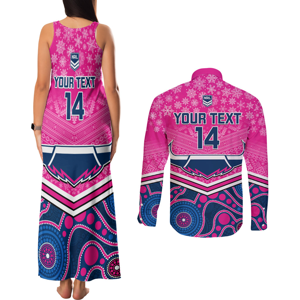 custom-cowboys-rugby-christmas-couples-matching-tank-maxi-dress-and-long-sleeve-button-shirt-merry-xmas-2023-mix-aboriginal-art-pink-version