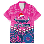 custom-cowboys-rugby-christmas-family-matching-mermaid-dress-and-hawaiian-shirt-merry-xmas-2023-mix-aboriginal-art-pink-version