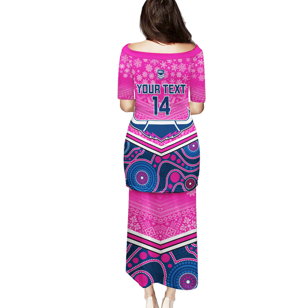 custom-cowboys-rugby-christmas-family-matching-puletasi-dress-and-hawaiian-shirt-merry-xmas-2023-mix-aboriginal-art-pink-version