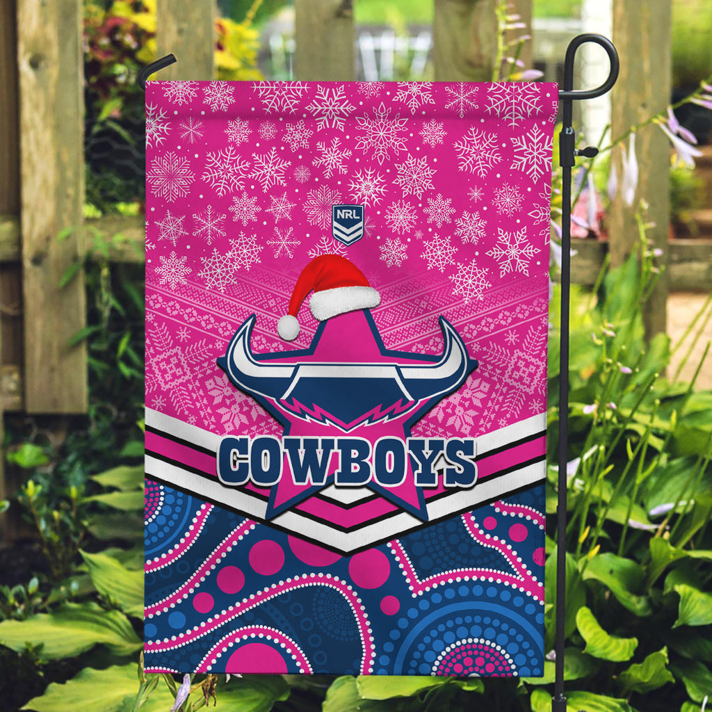 custom-cowboys-rugby-christmas-garden-flag-merry-xmas-2023-mix-aboriginal-art-pink-version