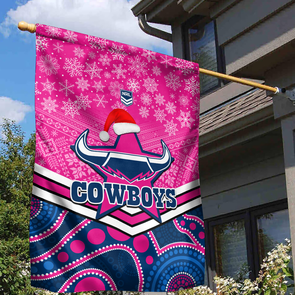custom-cowboys-rugby-christmas-garden-flag-merry-xmas-2023-mix-aboriginal-art-pink-version