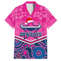 custom-cowboys-rugby-christmas-hawaiian-shirt-merry-xmas-2023-mix-aboriginal-art-pink-version