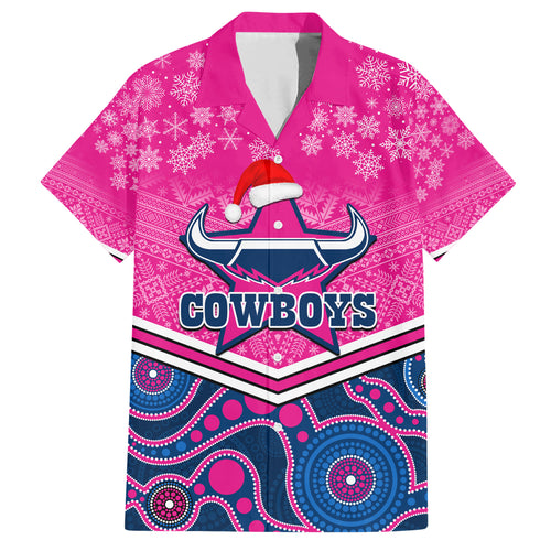 custom-cowboys-rugby-christmas-hawaiian-shirt-merry-xmas-2023-mix-aboriginal-art-pink-version