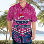 custom-cowboys-rugby-christmas-hawaiian-shirt-merry-xmas-2023-mix-aboriginal-art-pink-version