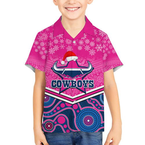 custom-cowboys-rugby-christmas-hawaiian-shirt-merry-xmas-2023-mix-aboriginal-art-pink-version