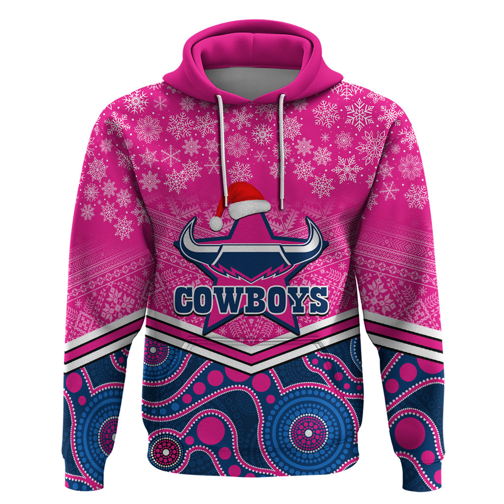 custom-cowboys-rugby-christmas-hoodie-merry-xmas-2023-mix-aboriginal-art-pink-version