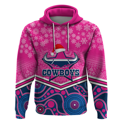custom-cowboys-rugby-christmas-hoodie-merry-xmas-2023-mix-aboriginal-art-pink-version