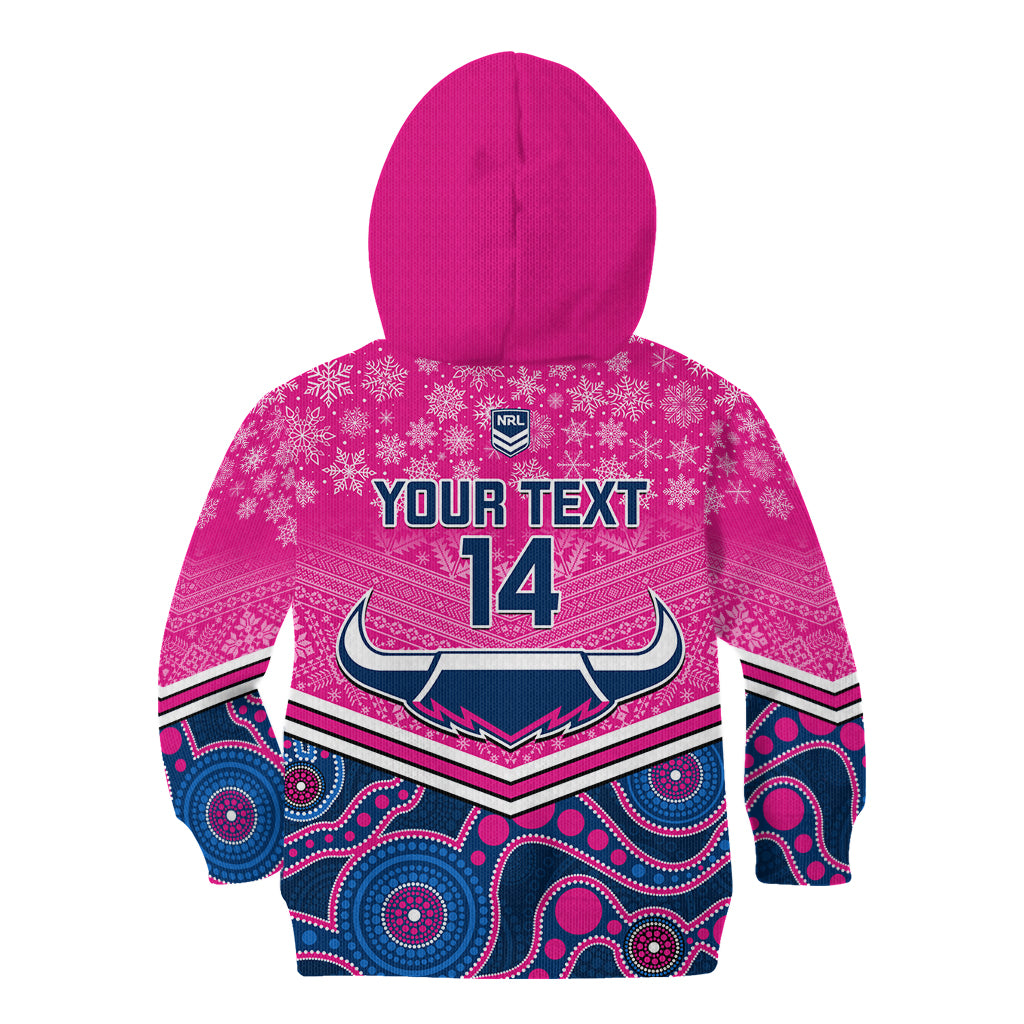 custom-cowboys-rugby-christmas-kid-hoodie-merry-xmas-2023-mix-aboriginal-art-pink-version