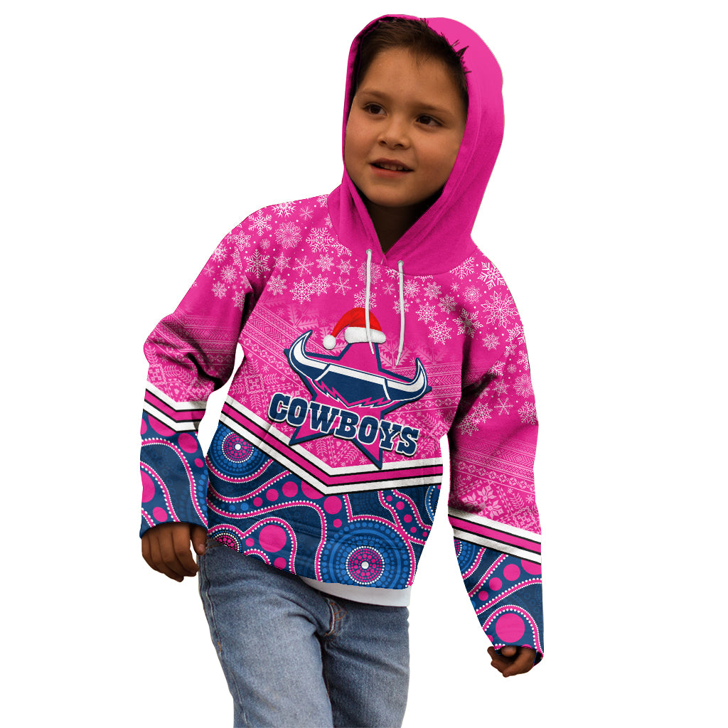 custom-cowboys-rugby-christmas-kid-hoodie-merry-xmas-2023-mix-aboriginal-art-pink-version