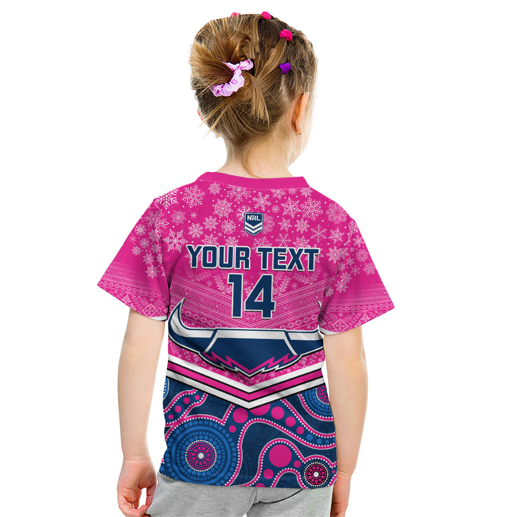 custom-cowboys-rugby-christmas-kid-t-shirt-merry-xmas-2023-mix-aboriginal-art-pink-version