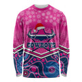 custom-cowboys-rugby-christmas-long-sleeve-shirt-merry-xmas-2023-mix-aboriginal-art-pink-version