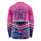 custom-cowboys-rugby-christmas-long-sleeve-shirt-merry-xmas-2023-mix-aboriginal-art-pink-version