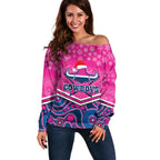 custom-cowboys-rugby-christmas-off-shoulder-sweater-merry-xmas-2023-mix-aboriginal-art-pink-version