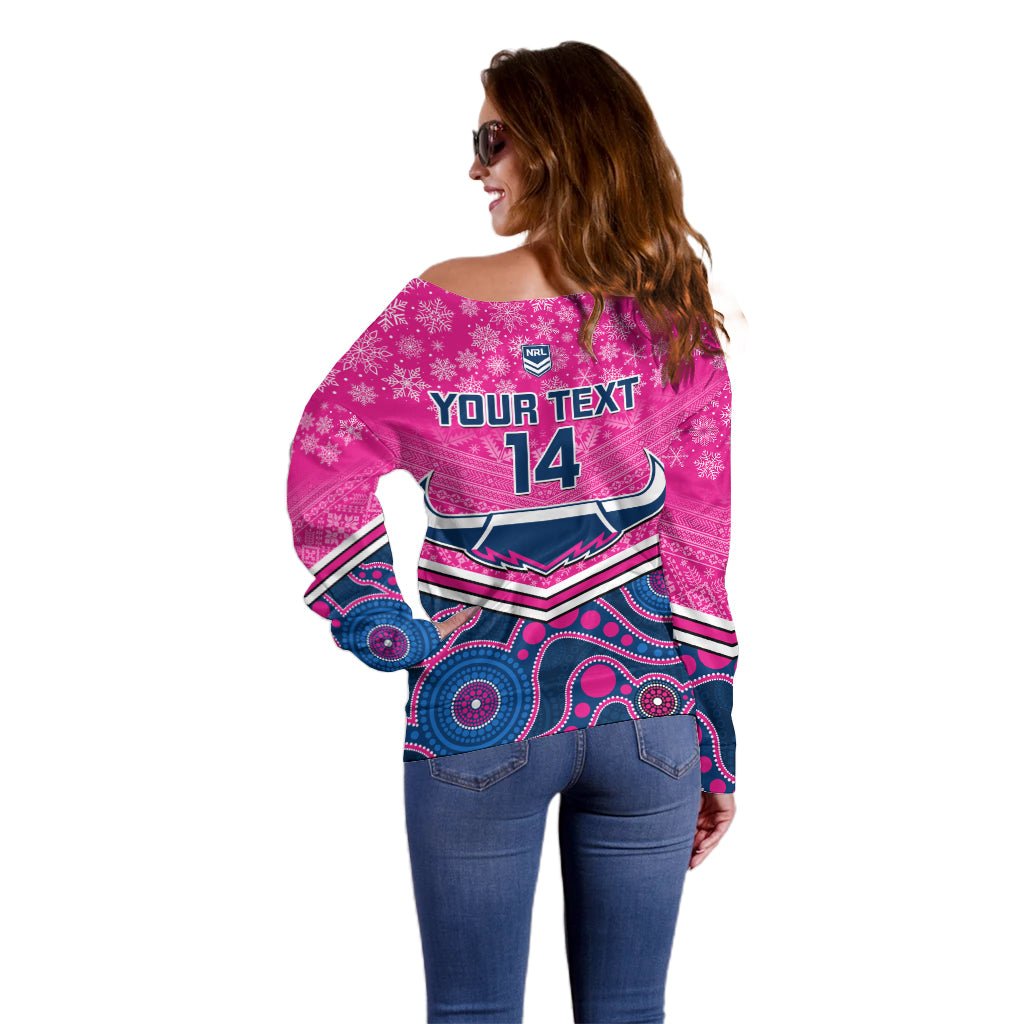 custom-cowboys-rugby-christmas-off-shoulder-sweater-merry-xmas-2023-mix-aboriginal-art-pink-version