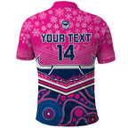 custom-cowboys-rugby-christmas-polo-shirt-merry-xmas-2023-mix-aboriginal-art-pink-version
