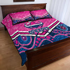 custom-cowboys-rugby-christmas-quilt-bed-set-merry-xmas-2023-mix-aboriginal-art-pink-version