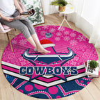 custom-cowboys-rugby-christmas-round-carpet-merry-xmas-2023-mix-aboriginal-art-pink-version