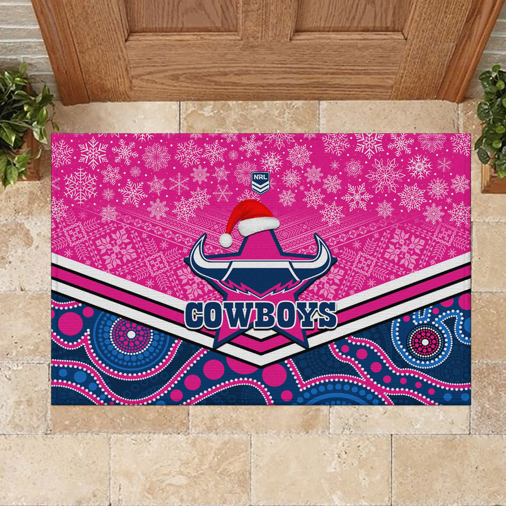 custom-cowboys-rugby-christmas-rubber-doormat-merry-xmas-2023-mix-aboriginal-art-pink-version