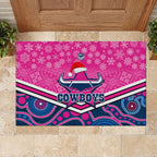 custom-cowboys-rugby-christmas-rubber-doormat-merry-xmas-2023-mix-aboriginal-art-pink-version