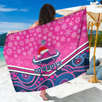 custom-cowboys-rugby-christmas-sarong-merry-xmas-2023-mix-aboriginal-art-pink-version