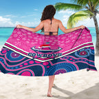 custom-cowboys-rugby-christmas-sarong-merry-xmas-2023-mix-aboriginal-art-pink-version