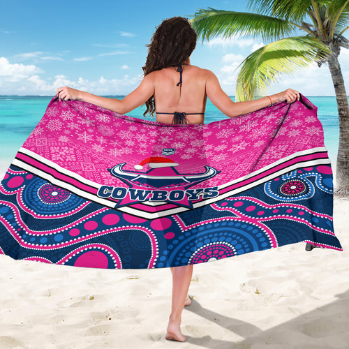 custom-cowboys-rugby-christmas-sarong-merry-xmas-2023-mix-aboriginal-art-pink-version