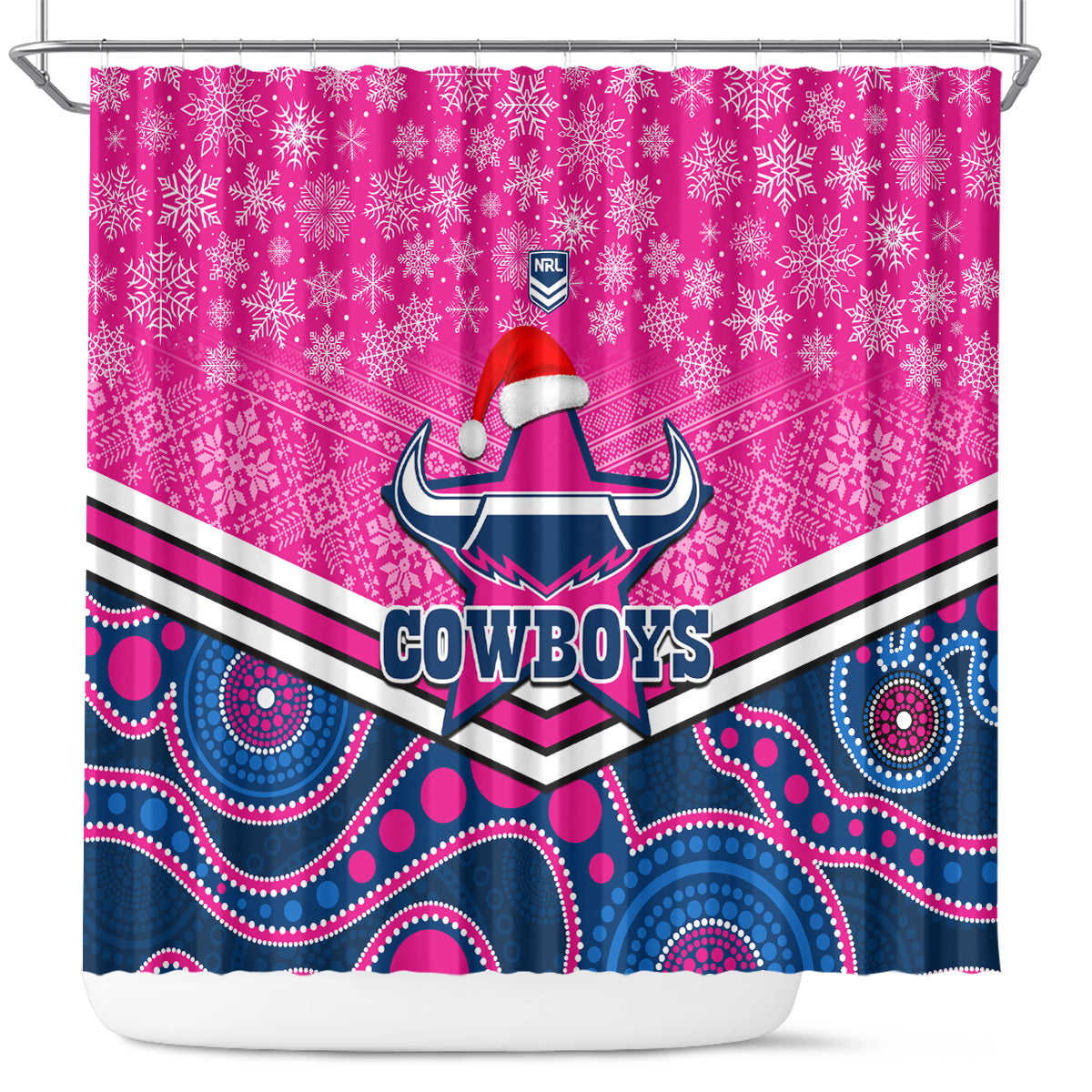custom-cowboys-rugby-christmas-shower-curtain-merry-xmas-2023-mix-aboriginal-art-pink-version
