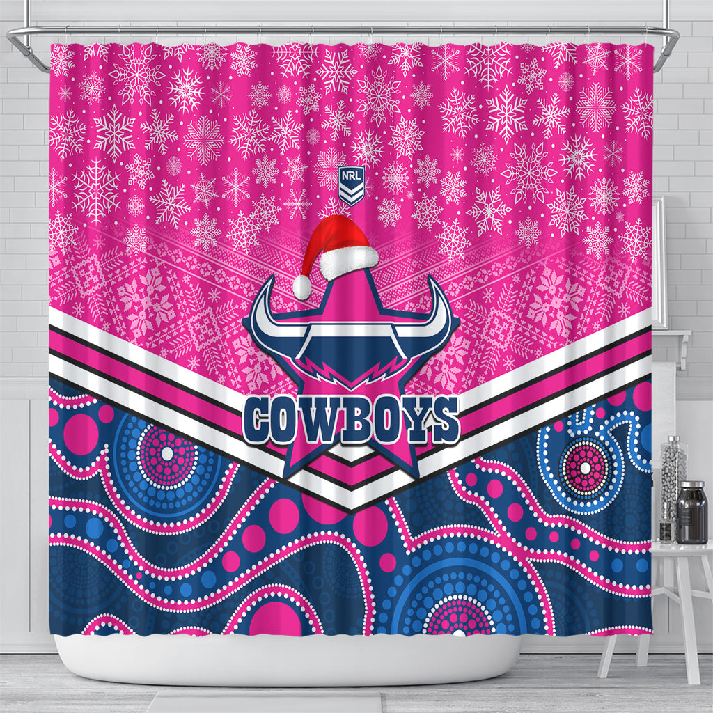 custom-cowboys-rugby-christmas-shower-curtain-merry-xmas-2023-mix-aboriginal-art-pink-version