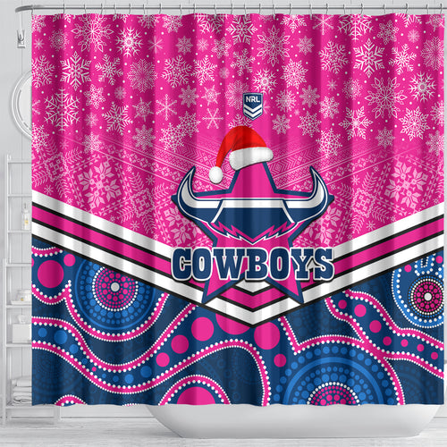 custom-cowboys-rugby-christmas-shower-curtain-merry-xmas-2023-mix-aboriginal-art-pink-version