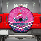 custom-cowboys-rugby-christmas-spare-tire-cover-merry-xmas-2023-mix-aboriginal-art-pink-version