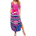 custom-cowboys-rugby-christmas-summer-maxi-dress-merry-xmas-2023-mix-aboriginal-art-pink-version