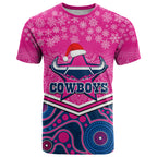 custom-cowboys-rugby-christmas-t-shirt-merry-xmas-2023-mix-aboriginal-art-pink-version