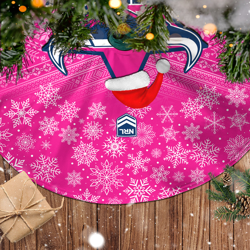 cowboys-rugby-christmas-tree-skirt-merry-xmas-2023-mix-aboriginal-art-pink-version