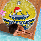 custom-cowboys-rugby-christmas-beach-blanket-merry-xmas-2023-mix-aboriginal-art-blue-version
