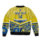 custom-cowboys-rugby-christmas-bomber-jacket-merry-xmas-2023-mix-aboriginal-art-blue-version