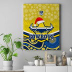 custom-cowboys-rugby-christmas-canvas-wall-art-merry-xmas-2023-mix-aboriginal-art-blue-version