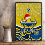 custom-cowboys-rugby-christmas-canvas-wall-art-merry-xmas-2023-mix-aboriginal-art-blue-version