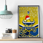 custom-cowboys-rugby-christmas-canvas-wall-art-merry-xmas-2023-mix-aboriginal-art-blue-version