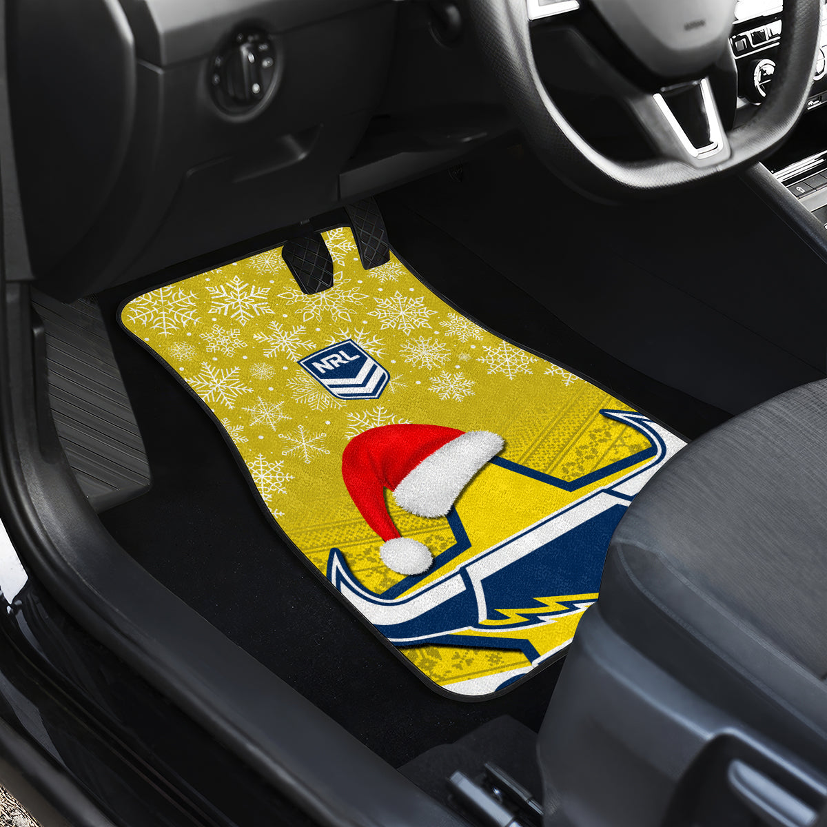 custom-cowboys-rugby-christmas-car-mats-merry-xmas-2023-mix-aboriginal-art-blue-version