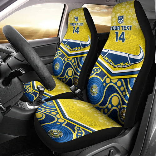 custom-cowboys-rugby-christmas-car-seat-cover-merry-xmas-2023-mix-aboriginal-art-blue-version