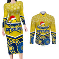 custom-cowboys-rugby-christmas-couples-matching-long-sleeve-bodycon-dress-and-long-sleeve-button-shirt-merry-xmas-2023-mix-aboriginal-art-blue-version