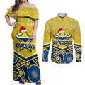 custom-cowboys-rugby-christmas-couples-matching-off-shoulder-maxi-dress-and-long-sleeve-button-shirt-merry-xmas-2023-mix-aboriginal-art-blue-version