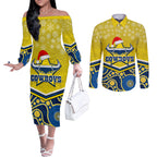 custom-cowboys-rugby-christmas-couples-matching-off-the-shoulder-long-sleeve-dress-and-long-sleeve-button-shirt-merry-xmas-2023-mix-aboriginal-art-blue-version