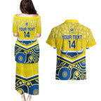 custom-cowboys-rugby-christmas-couples-matching-puletasi-dress-and-hawaiian-shirt-merry-xmas-2023-mix-aboriginal-art-blue-version
