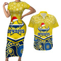 custom-cowboys-rugby-christmas-couples-matching-short-sleeve-bodycon-dress-and-hawaiian-shirt-merry-xmas-2023-mix-aboriginal-art-blue-version