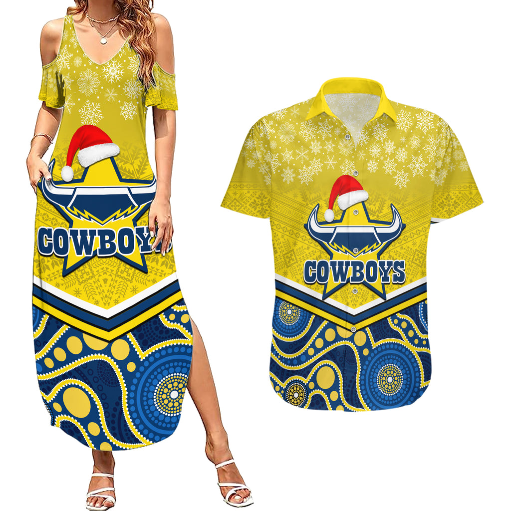 custom-cowboys-rugby-christmas-couples-matching-summer-maxi-dress-and-hawaiian-shirt-merry-xmas-2023-mix-aboriginal-art-blue-version