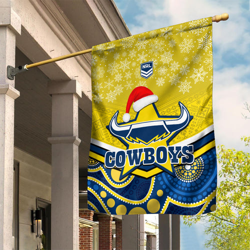custom-cowboys-rugby-christmas-garden-flag-merry-xmas-2023-mix-aboriginal-art-blue-version
