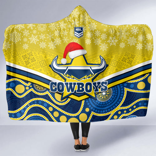 custom-cowboys-rugby-christmas-hooded-blanket-merry-xmas-2023-mix-aboriginal-art-blue-version